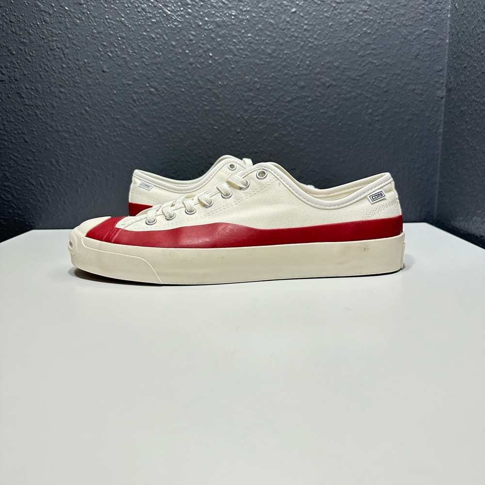 Pop Trading Company x Jack Purcell Pro - Egret Red - Size 10.5
